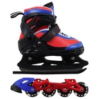 Коньки детские раздвижные Snow Cat, с роликовой платформой, р. 30-33 - Фото 7