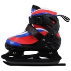 Коньки детские раздвижные Snow Cat, с роликовой платформой, р. 30-33 - Фото 10