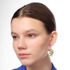 Серьги ассорти «Таяние» сердце, цвет жёлтый в золоте - Фото 3