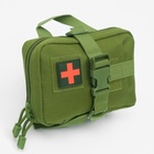 Аптечка тактическая-подсумок, отрывная, 18×13 см, зелёная - Фото 3