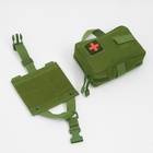 Аптечка тактическая-подсумок, отрывная, 18×13 см, зелёная - Фото 5