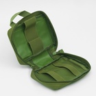 Аптечка тактическая-подсумок, отрывная, 18×13 см, зелёная - Фото 6