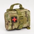 Аптечка тактическая-подсумок, отрывная, камуфляж мультикам, 18×13 см, бежевая - Фото 3