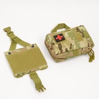 Аптечка тактическая-подсумок, отрывная, камуфляж мультикам, 18×13 см, бежевая - Фото 5