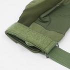 Перчатки тактические мужские "Storm tactic" с защитой суставов, размер - XL, олива - Фото 2