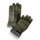 Перчатки тактические мужские Storm tactic с защитой суставов, размер - M, хаки - Фото 1