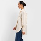 Рубашка женская MINAKU: Casual Collection цвет молочный, р-р 46 9316182 - фото 10157298
