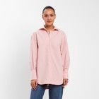 Рубашка женская MINAKU: Casual Collection цвет розовый, р-р 42 - фото 10157321