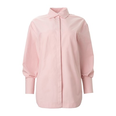 Рубашка женская с рукавами фонариками MINAKU: Casual Collection, размер 48, розовая