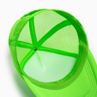Бейсболка с сеткой MINAKU, цвет зелёный, размер 56-58 - Фото 10