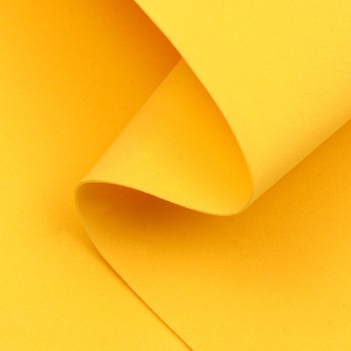 Фоамиран, оранжевый, 1 мм, 60×70 см - Фото 1