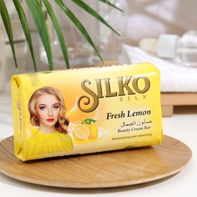 Туалетное мыло "Silko Silk", Свежий Лимон, 140 г 9424788