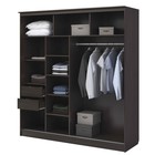 Шкаф-купе «2000 Тодор», 2000×620×2200 мм, дуб крафт белый/белый глянец - Фото 2