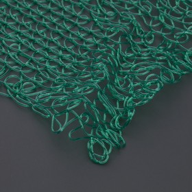 Декоративный материал из ПВХ нити, 1 × 10 м, зелёный