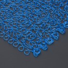 Декоративный материал из ПВХ нити, 1 × 10 м, синий - фото 10158069