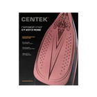 Утюг Centek CT-2313, 2600 Вт, 350 мл, керамика, капля-стоп, пар. удар, самоочистка, розовый - фото 9146624