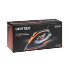 Утюг Centek CT-2361, 3000 Вт, 450 мл, керамика, паровой удар, самоочистка, оранжевый 9423924 - фото 56348