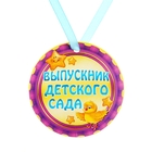 Диплом-фоторамка+ медаль "Выпускнику дет.сада", 24,1 х 15,3 см - Фото 3