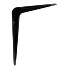 Кронштейн, 125?100?0.8 мм, черный, 1 шт. (комплект 4 шт) - фото 21944934