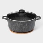 Набор подставок под горячее Доляна, 6 шт., d=19 см - Фото 4