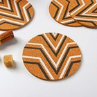 Набор подставок под горячее Доляна, 6 шт, d=10 см - Фото 3