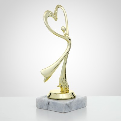 Кубок «Танцор», подставка камень, 19×7×5 см