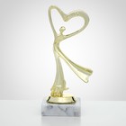 Кубок «Девушка в полете», подставка камень, наградная фигура, 20,5 х 8 х 6,5 см - фото 8520438