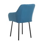 Стул "Либерти", Велюр бирюза/Черный - Фото 5