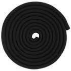 Скакалка для художественной гимнастики утяжелённая Grace Dance, 2,5 м, цвет чёрный - Фото 3