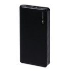 УЦЕНКА Внешний аккумулятор LuazON PB-26, 15600 мАч, 2 USB, 1/2 А, фонарик, чёрный - Фото 1