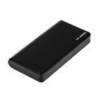 УЦЕНКА Внешний аккумулятор LuazON PB-26, 15600 мАч, 2 USB, 1/2 А, фонарик, чёрный - Фото 3