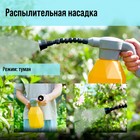 Опрыскиватель аккумуляторный ТУНДРА, 3.7 В, 2 Ач, 2 л, 0.7 л/мин, гибкая насадка - Фото 5