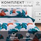 Постельное бельё Этель 2 сп Ispirazione 180х215 см, 200х225 см, 50х70± 3 см-2 шт, новосатин 9377713 - фото 23260594