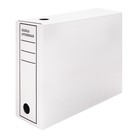 Короб архивный с клапаном А4, Calligrata, 100 мм, до 900 л, микрогофрокартон, белый - Фото 8