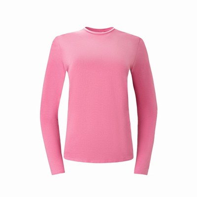 Лонгслив женский MINAKU: Basic line, лиловый, размер 42