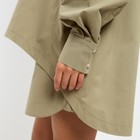 Костюм женский (рубашка, шорты) MINAKU: Oversize цвет зелёный, размер 44 - Фото 5