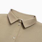 Костюм женский: рубашка, шорты, MINAKU: Oversize, размер 44, зелёный - Фото 9