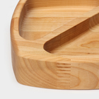 Менажница деревянная глубокая Adelica, 2 секции, береза, 15×15×4 см - Фото 7