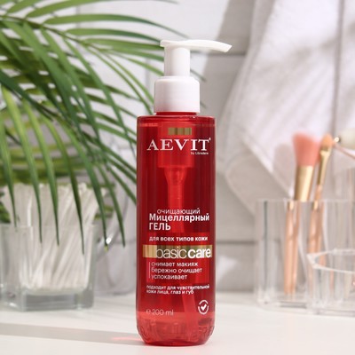 Гель для умывания АЕВИТ By Librederm BASIC CARE, мицеллярный очищающий, для всех типов кожи, 200 мл