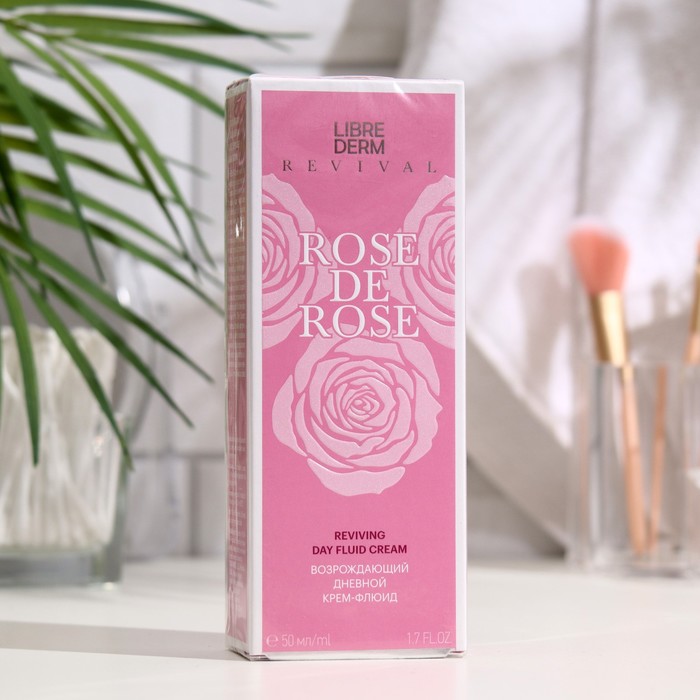 Крем-флюид Librederm Rose de Rose возрождающий дневной  50 мл - Фото 1