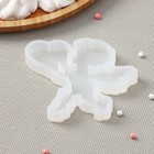 Силиконовая форма «Ангел с сердцем», 9×8 см, цвет прозрачный - фото 21945832