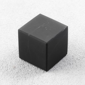 Куб из шунгита, 3 см, неполированный
