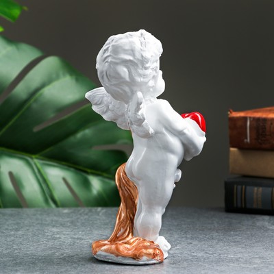 Фигурка гипс «Ангел с сердцем в руках», 18×10 см