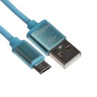 Кабель Nobby Practic DT-005, microUSB - USB, 2 А, 1 м, синий 9433053 - фото 10160128