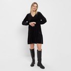 Платье женское, цвет чёрный, размер 48 - фото 43606059