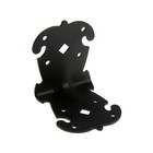 Уголок крепежный фигурный ТУНДРА,, 70х70х60х2,1 усиленный, цвет черный 1 шт - фото 24470046