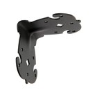 Уголок крепежный фигурный ТУНДРА,, 90х90х80х2,1 усиленный, цвет черный 1 шт. - фото 24624017