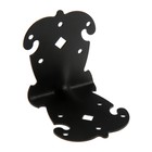 Уголок крепежный фигурный ТУНДРА,, 90х90х80х2,1 усиленный, цвет черный 1 шт. - фото 24624019