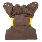 Многоразовый подгузник, угольно-бамбуковая ткань, 3-15 кг, цвет желтый, Крошка Я - Фото 5