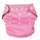 Многоразовый подгузник, угольно-бамбуковая ткань, 3-15 кг, цвет розовый, Крошка Я 9050601